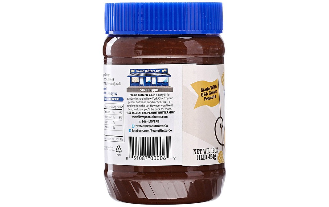 Peanut Butter & Co. Dark Chocolate Dreams Peanut Butter Blended With Rich Dark Chocolate   Plastic Jar  454 grams